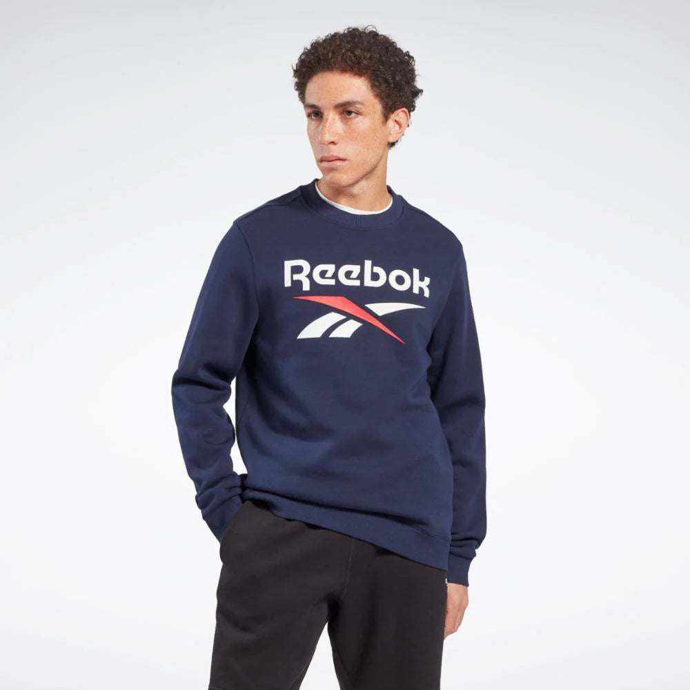 Reebok Identity Fleece Stacked Logo Sweatshirt